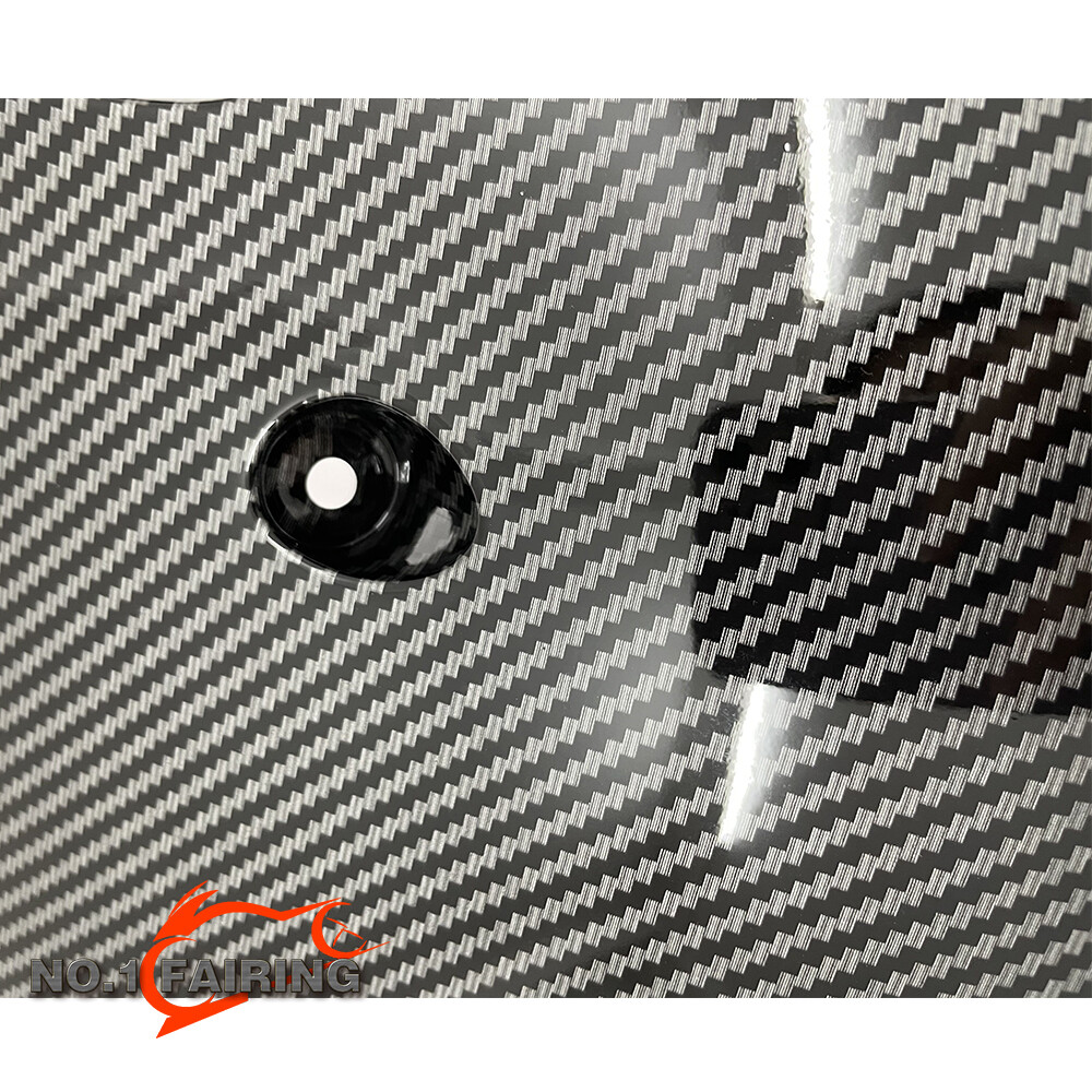 Black Carbon Fiber Fairing Kit for Honda CBR600RR 2005 2006 Painted ABS Bodywork