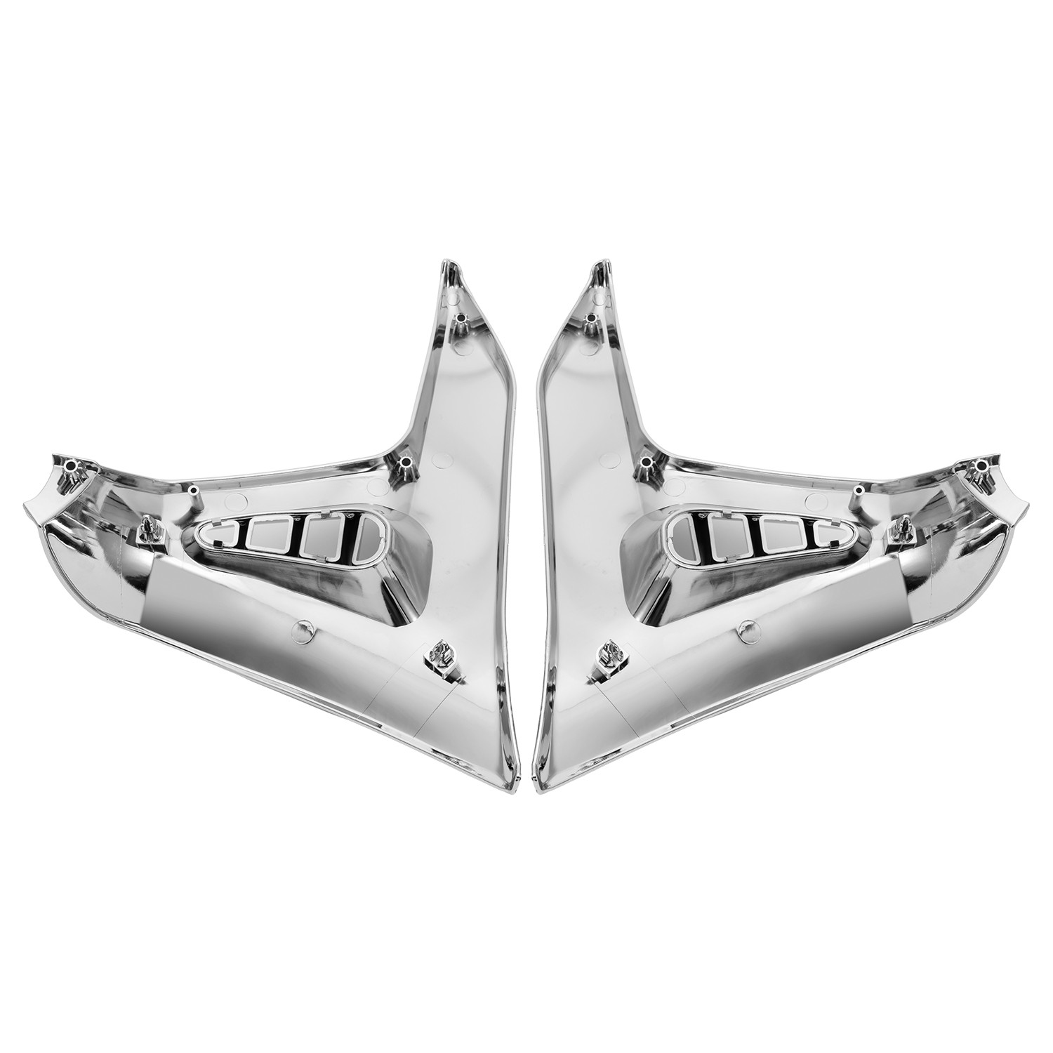 Chrome Side Fairing Trim Cover Fit For Honda Goldwing 1800 GL1800 2001-2011 2010