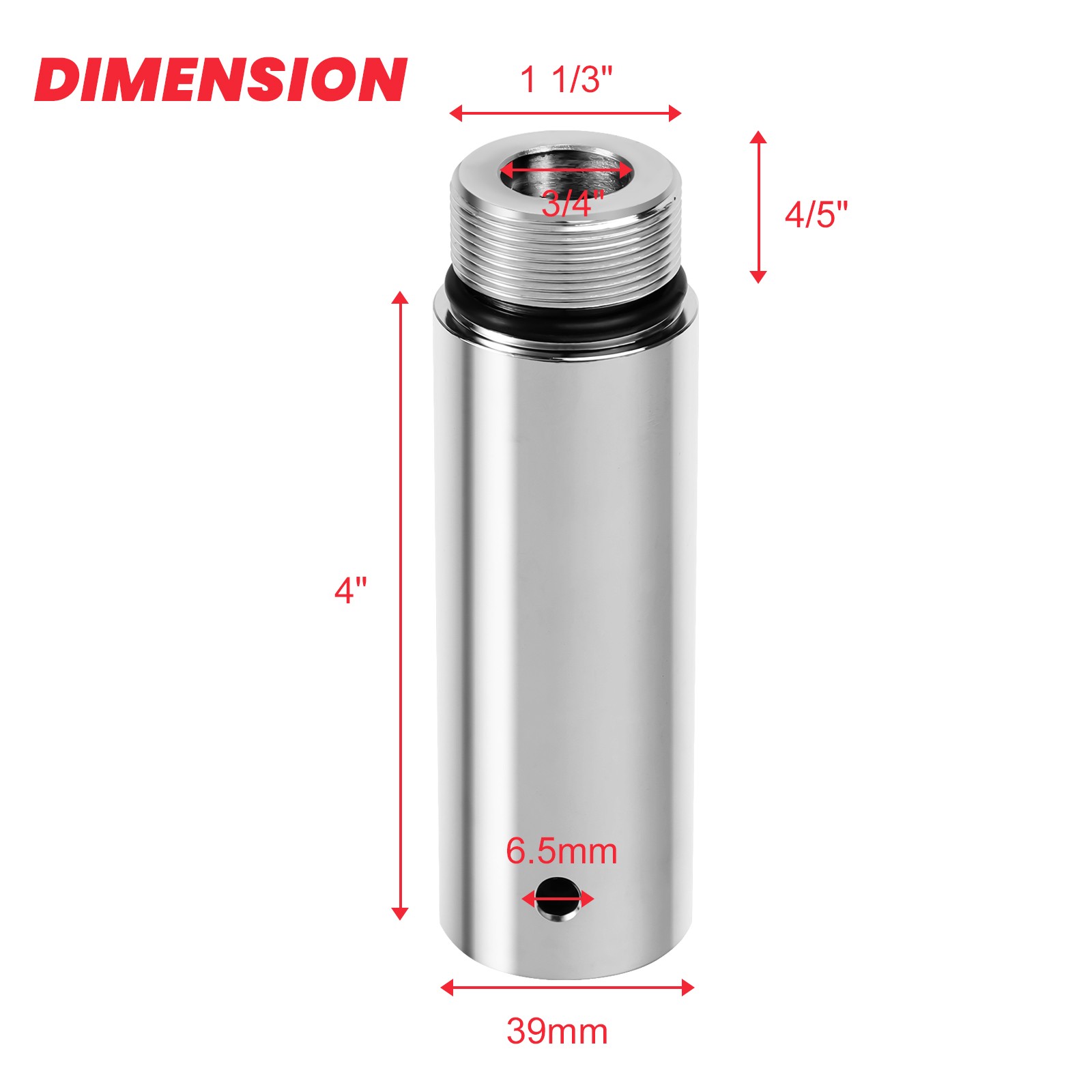 39mm Fork Tube Extension 2″ 3″ 4″ 5″ For Harley Sportster 883 1200 XL Dyna FXR