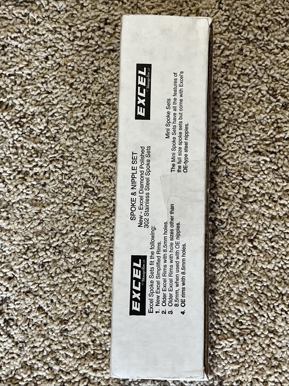 Excel XS8-41197 19″ Replacement Spoke and Nipple Kit black