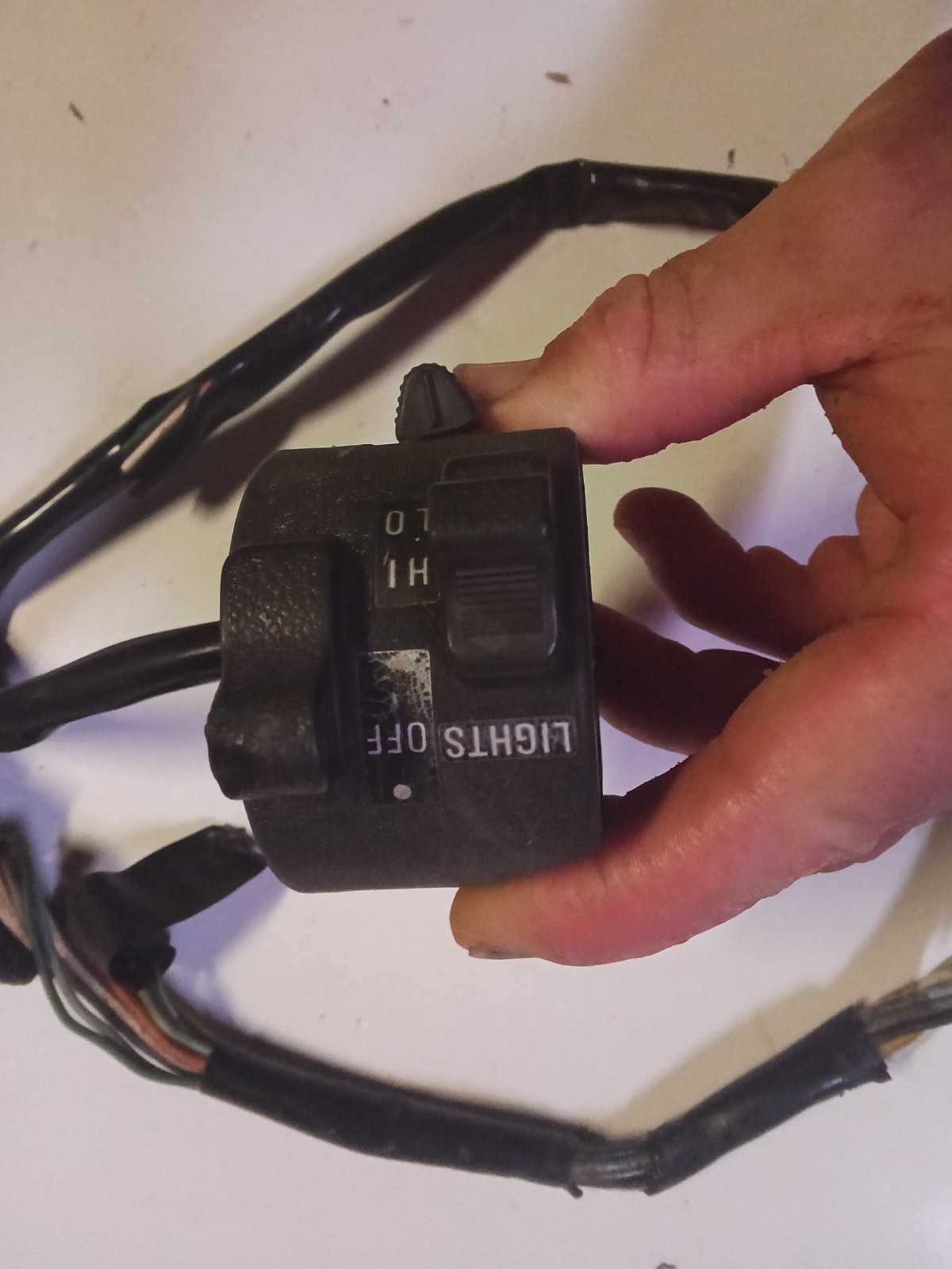 1978 GS550E On/Off Switch Turn Signal Horn Control Assembly Wiring