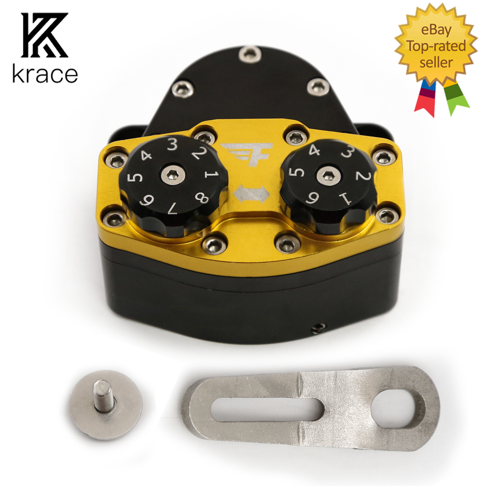 CNC Stabilizer Steering Damper Shock Absorber Knob Adjustable Motorcycle FXCNC
