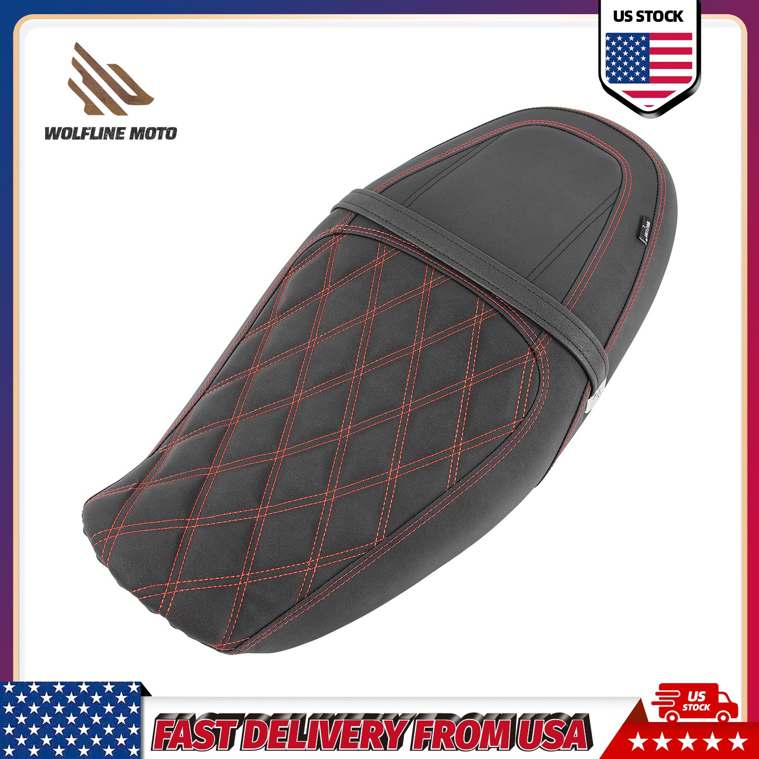 WOLFLINE Low Dual Seat For Kawasaki Z900 RS 2018-2025 Complete Comfort Cushion