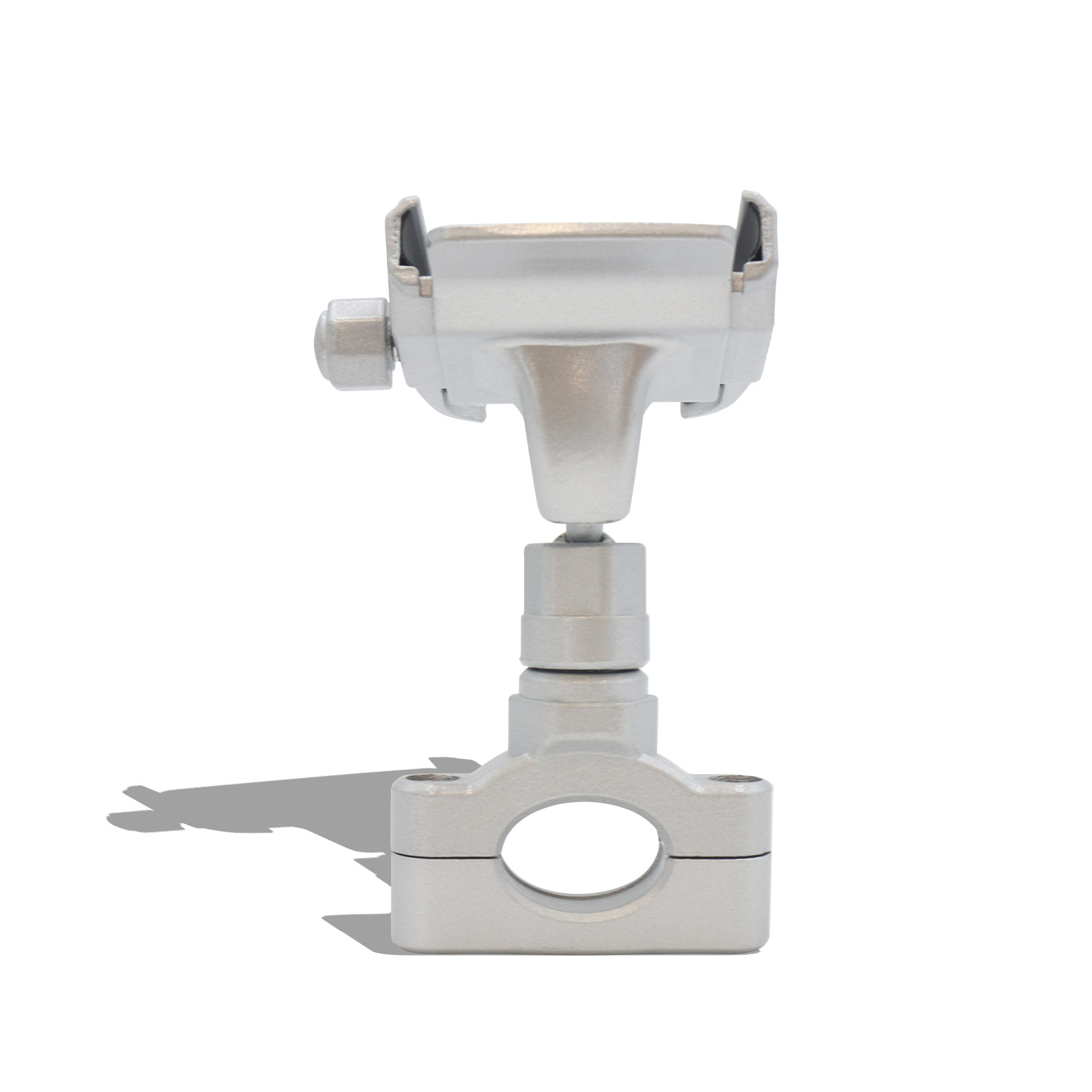 Sliver Motorcycle Handlebar Cell Phone Holder Mount For Harley-Davidson Touring