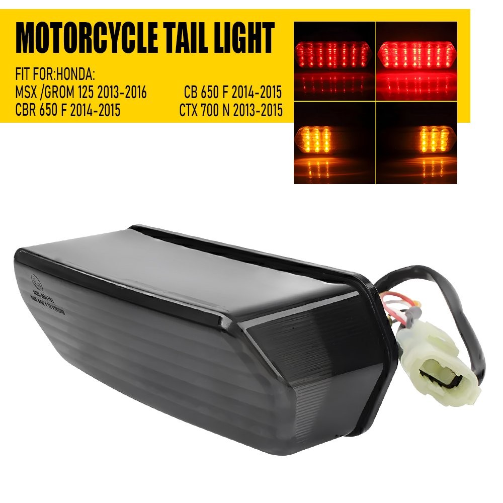 Integrated LED Tail Light Brake Turn Signal For Honda Grom 125 CBR650F CTX700N A