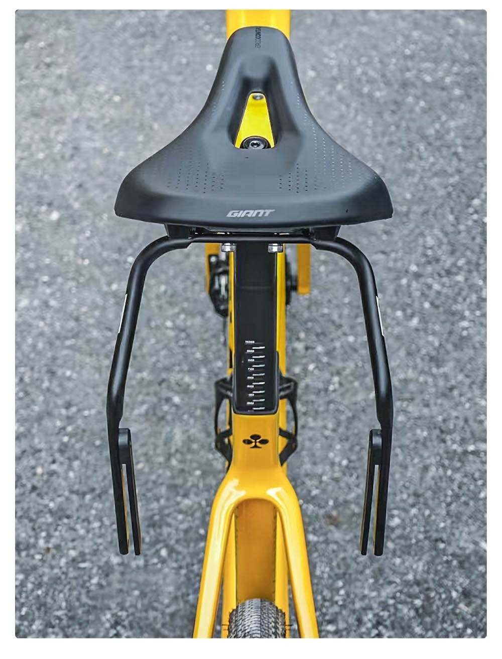 Rhinowalk Bicycle Rear Seat Rack Extended Reinforcement More Stable Black 1pc