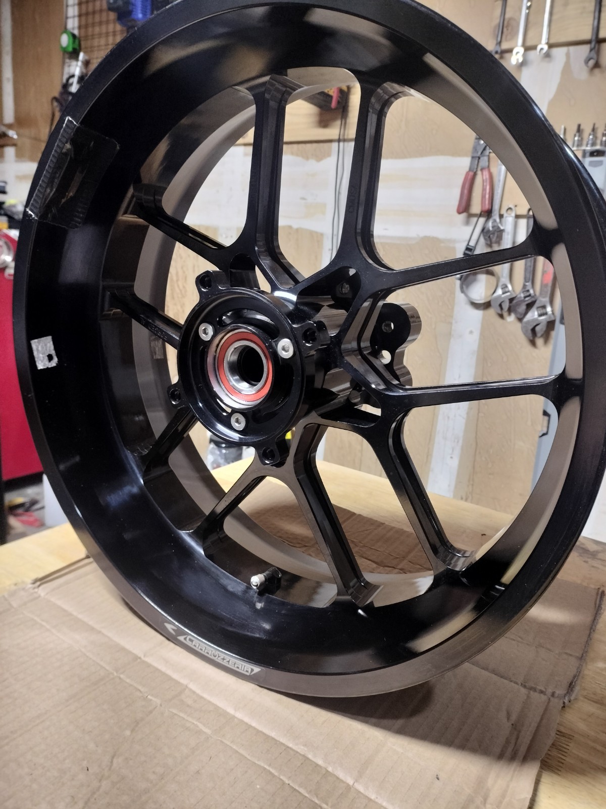 Core Moto Carroseria Forged Aluminum Wheel Set 2006 CBR1000RR V-track Black
