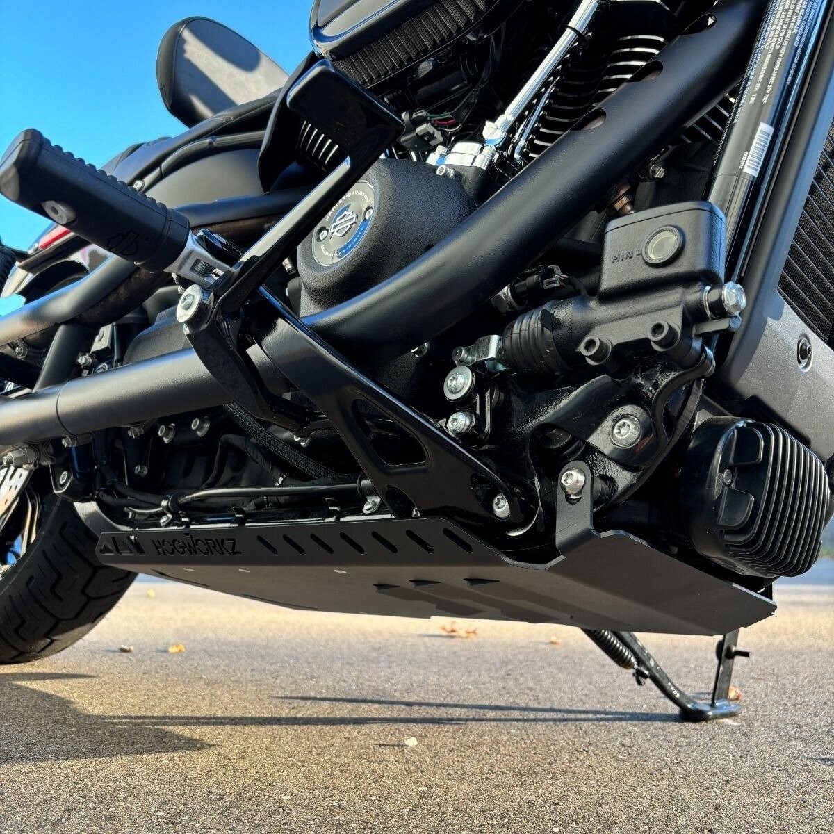HogWorkz Black Skid Plate/Chassis Protector HW131363