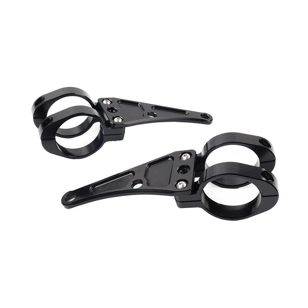 49MM Motorcycle Headlight Bracket Mount Clamp Fork Tube Holder For Harley