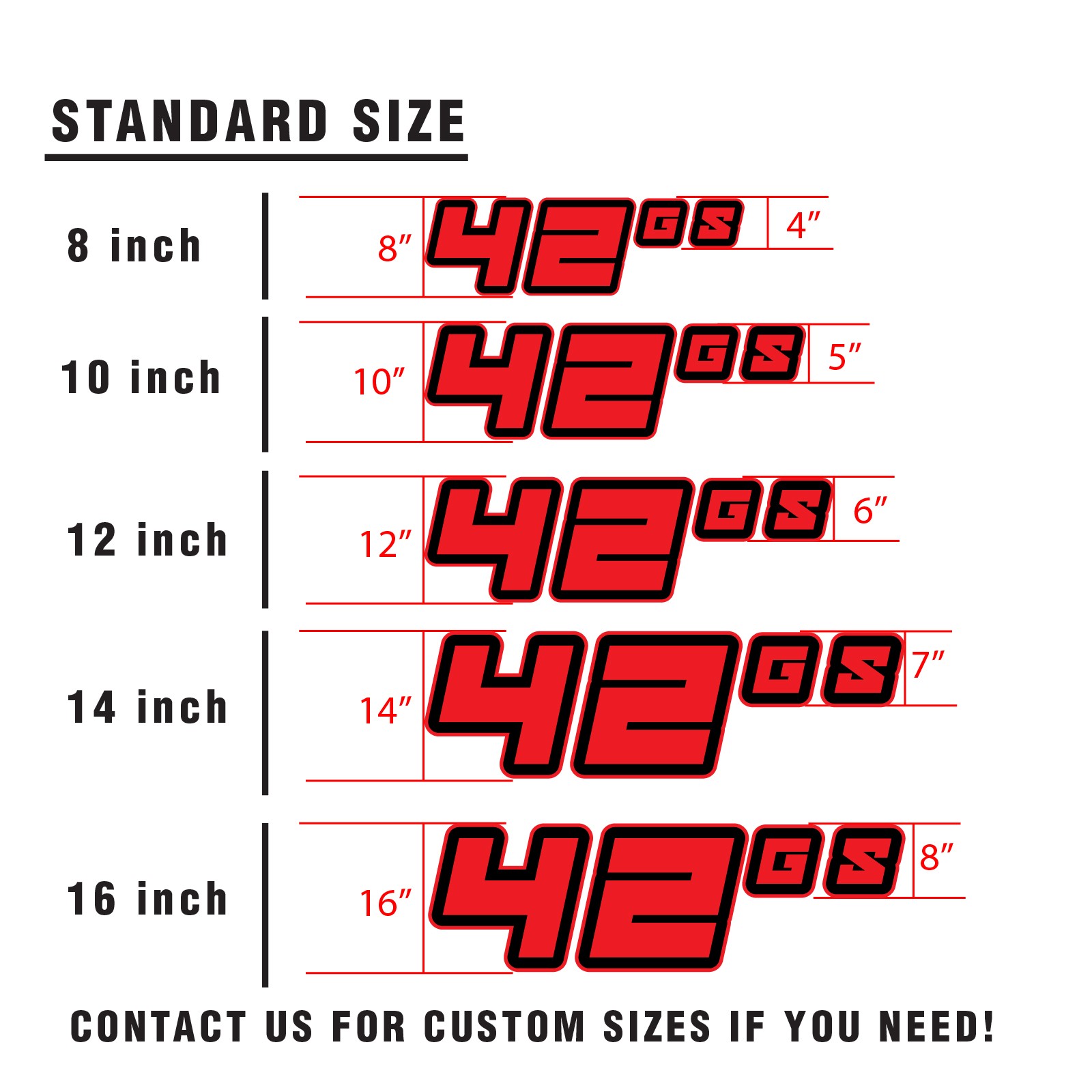 Custom SCCA Autocross Number Class Sticker Magnet Glossy Matte 03 Italic Black