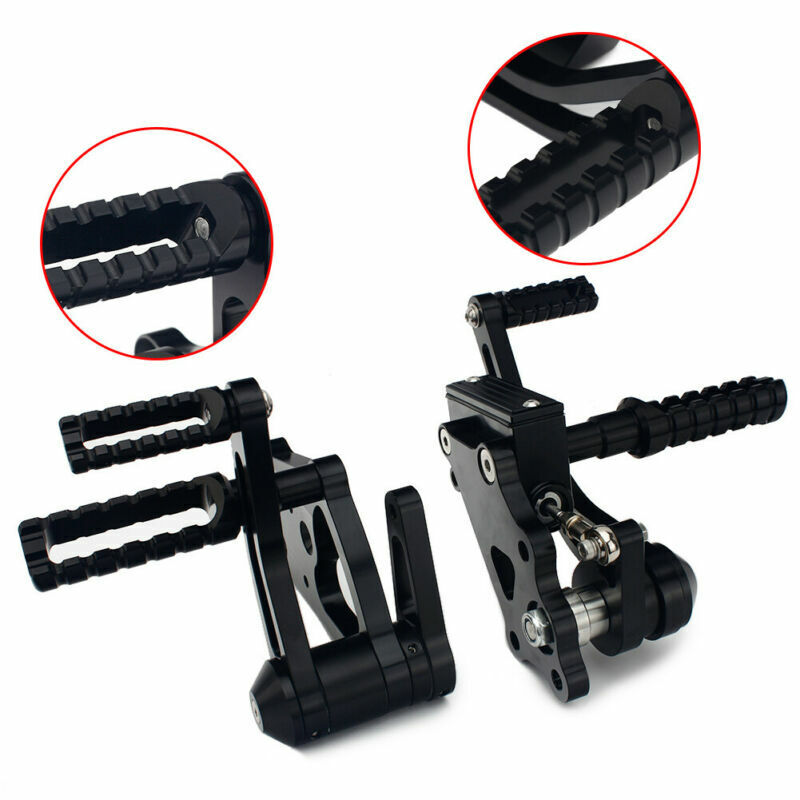 Non-Slip Forward Controls Footpegs for Harley Softail Chopper Heritage 00-17 NEW