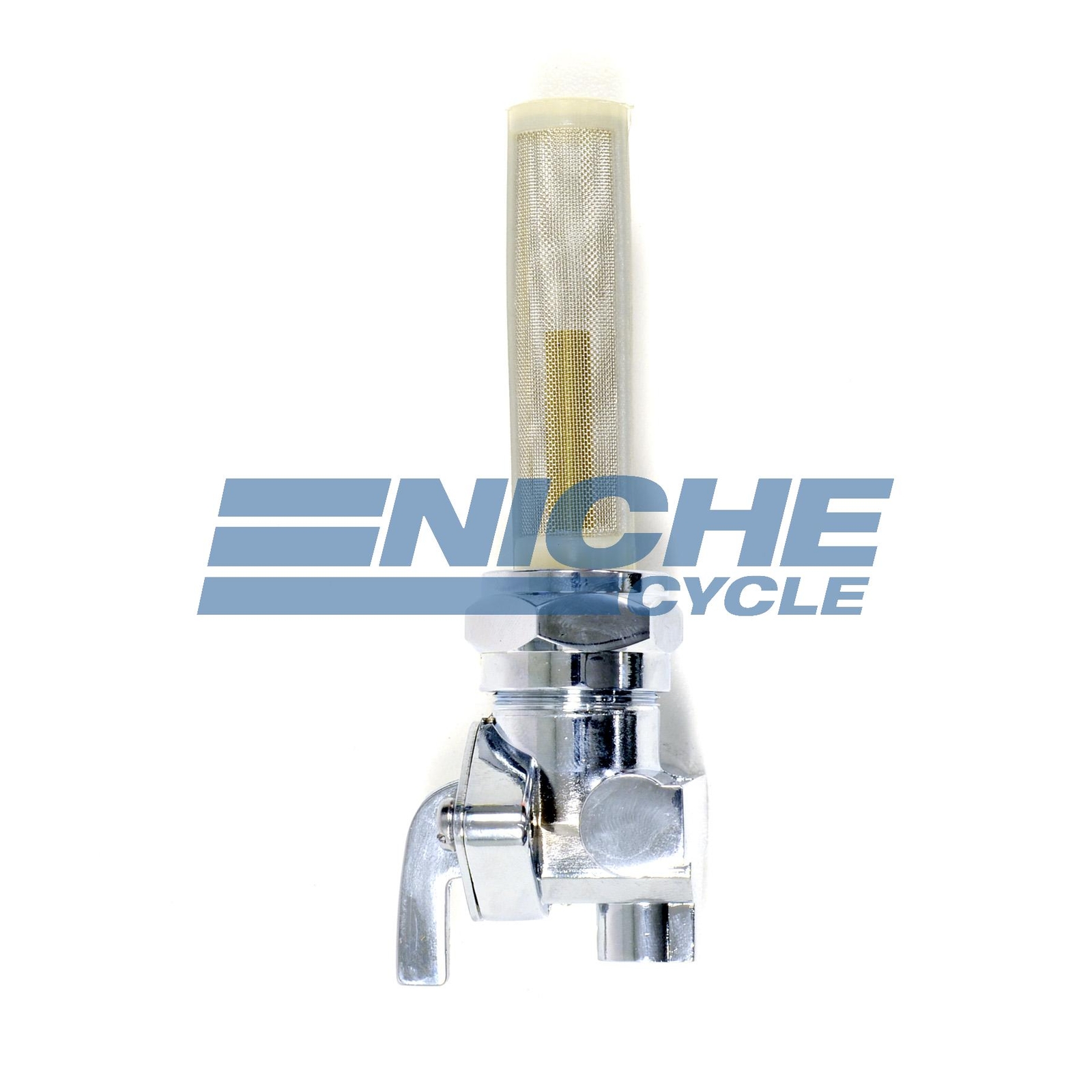 90-Left Chrome Thread-On 22mm On,Reserve Fuel Valve Petcock 5/16″ 62129-75