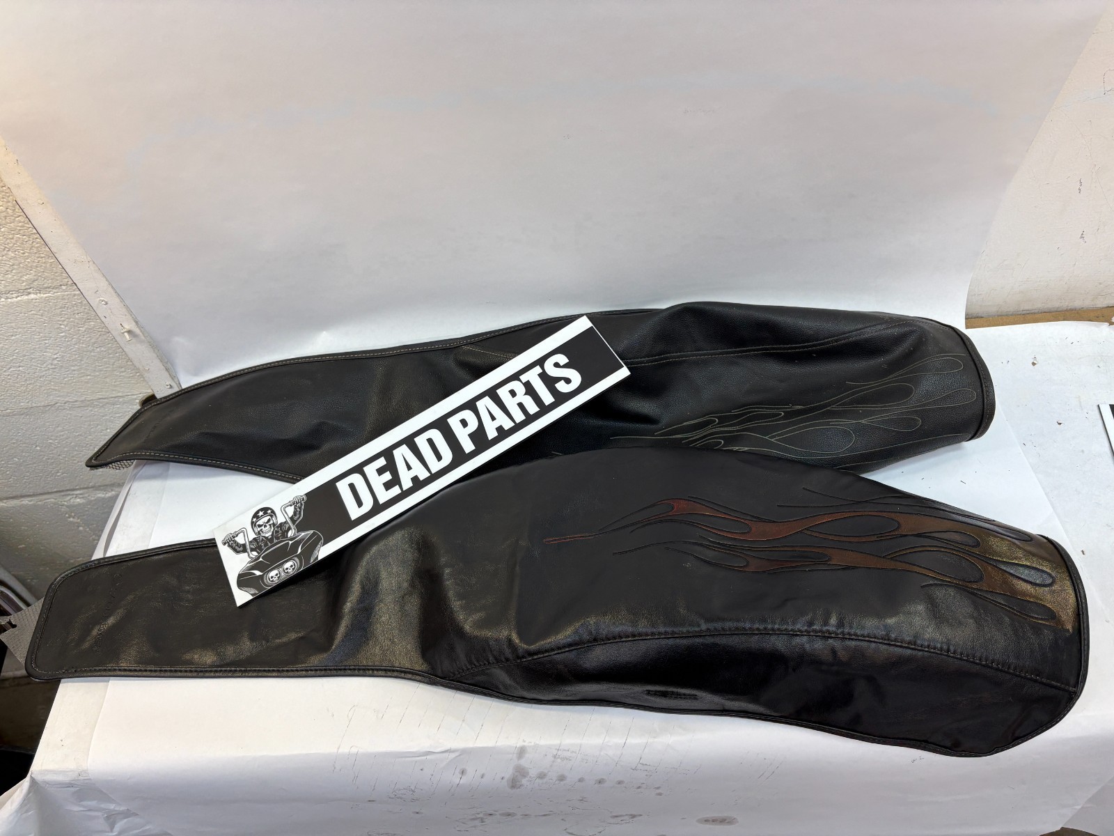 Harley Saddlemen Tattoo Flame Trike fender protective covers bras LooK
