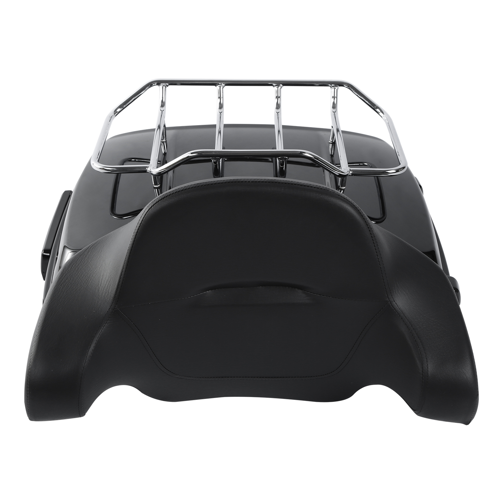 Chopped Trunk Pad W/ Top Rack Mount Plate Fit For Harley Touring Glide 2014-2026