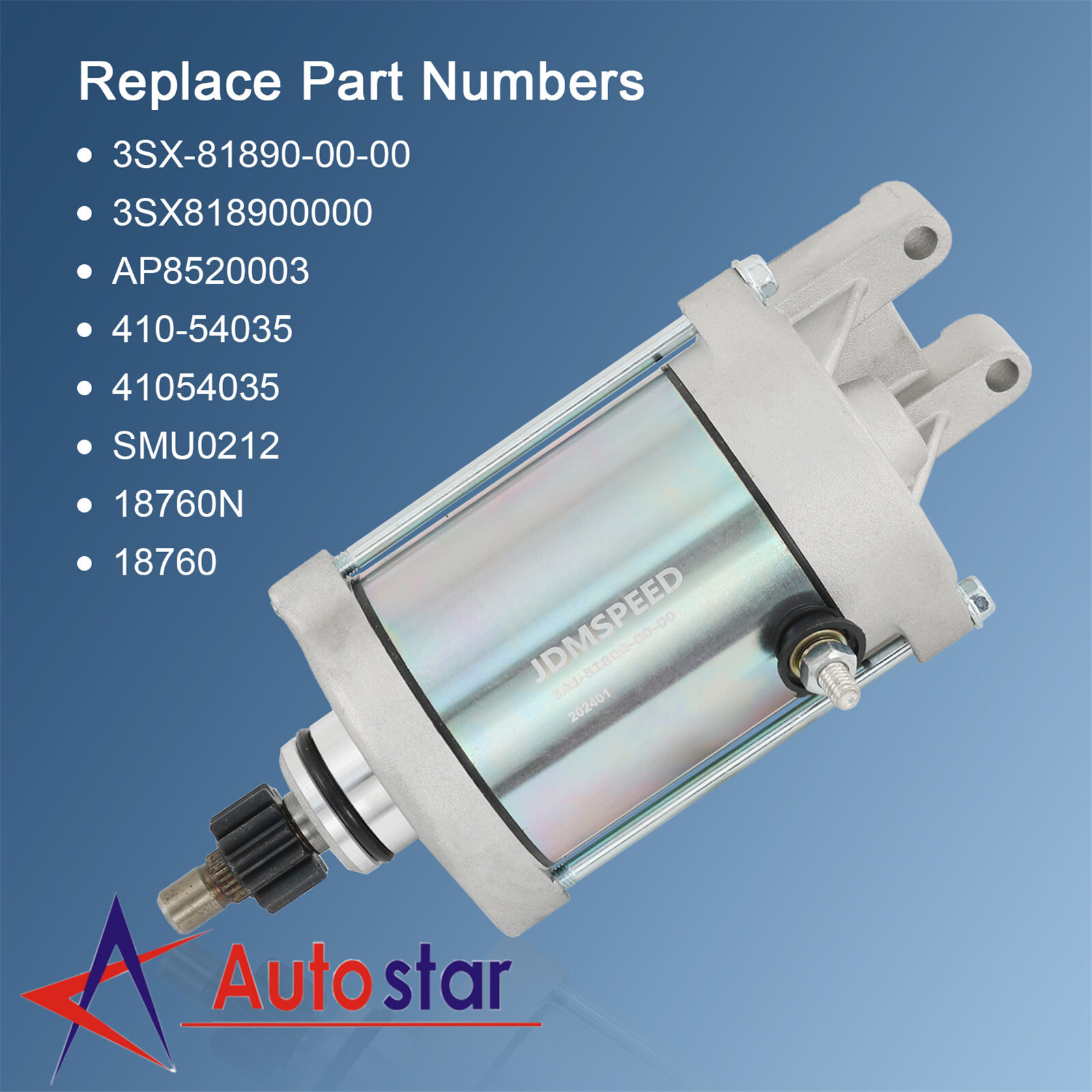 Starter For Yamaha XT600E 0.60L 90-95 AP8520003 3AJ-81800-00-00 JDMSPEED