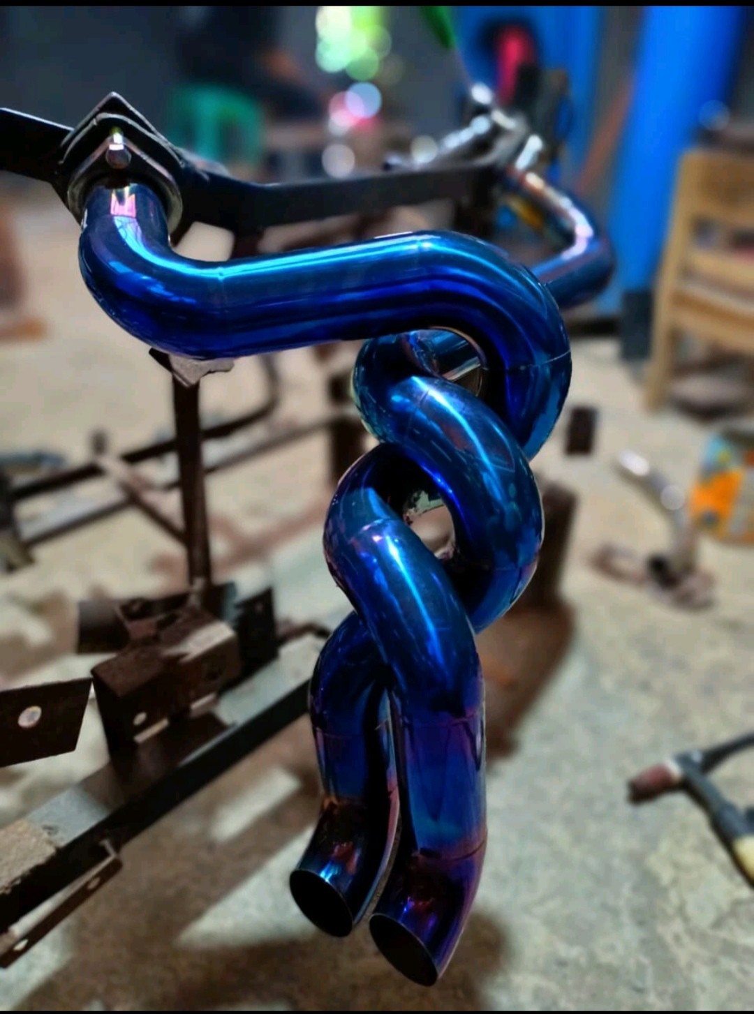 Harley Davidson Exhaust Twisted Fit Dyna ||