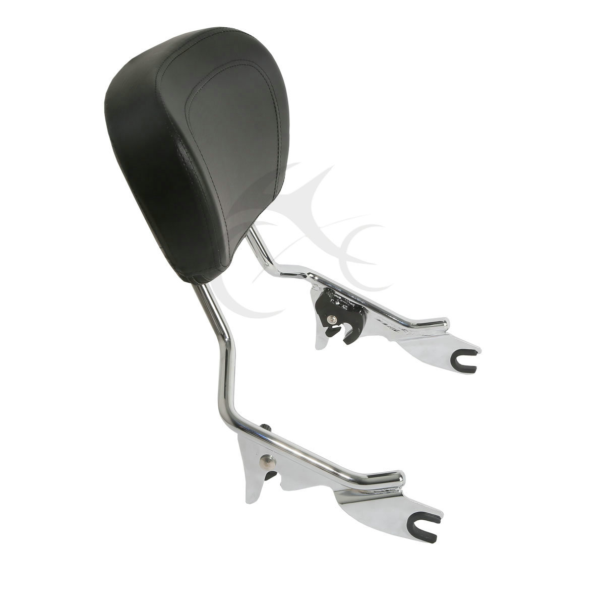Backrest Sissy Bar & Stealth Luggage Rack Fit For Harley Touring Road King 09-23