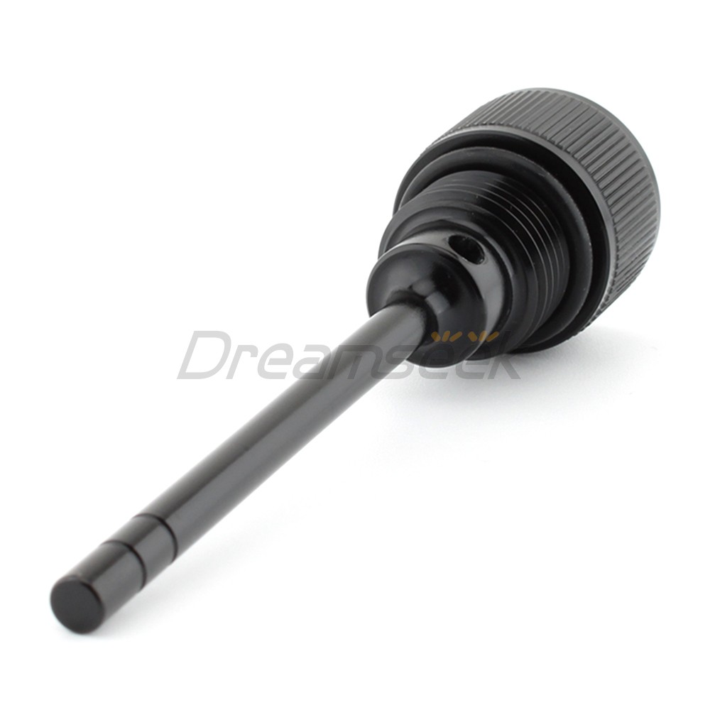 Black Dipstick Transmission Oil Fill Plug for Harley Softail Electra Glide 07-19
