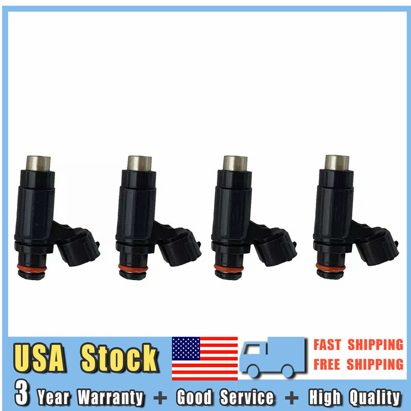 4Pcs New Fuel Injectors 49033-0013 For Kawasaki Ninja ZX600 ZX6R Z750 2007-2012