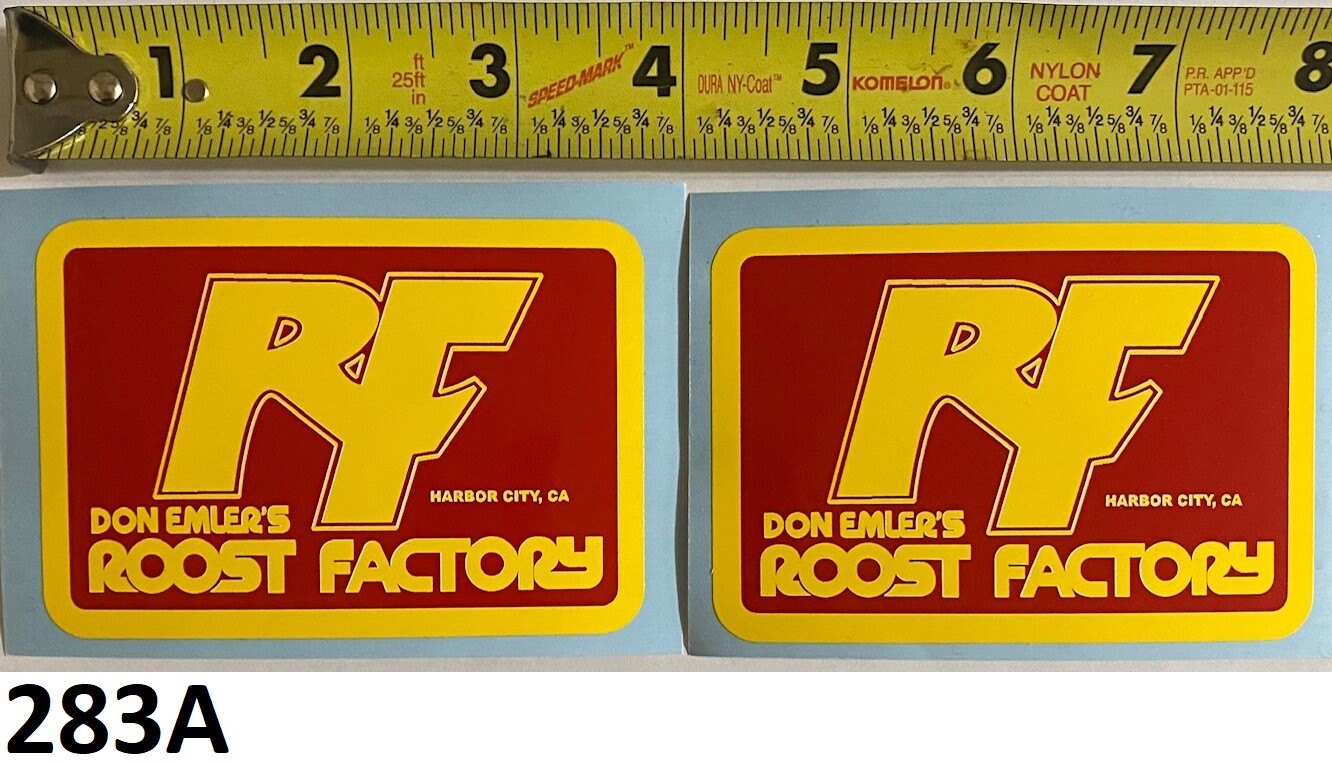 2! Roost Factory decal sticker Vintage RM RN YZ OW 125 250 360 400 Works AHRMA