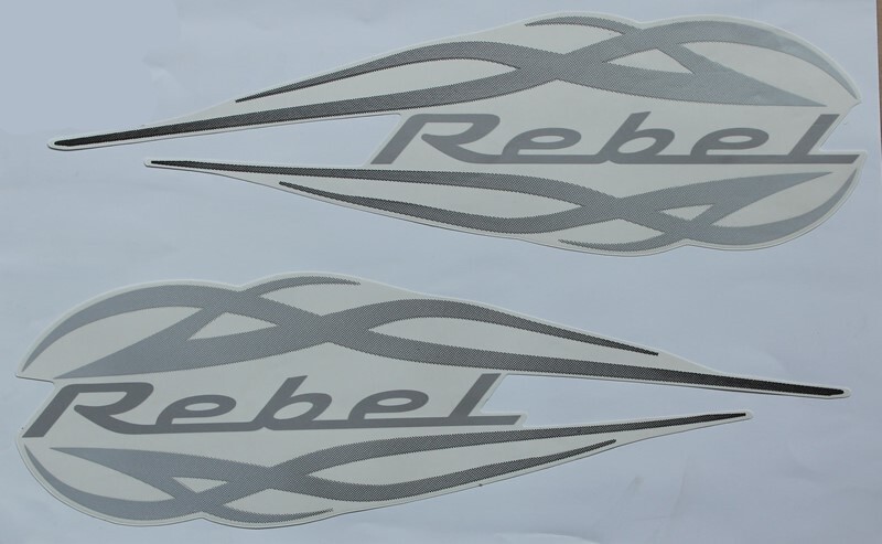 Honda Rebel CMX 250 Custom Original Designed Tank Sticker Decals