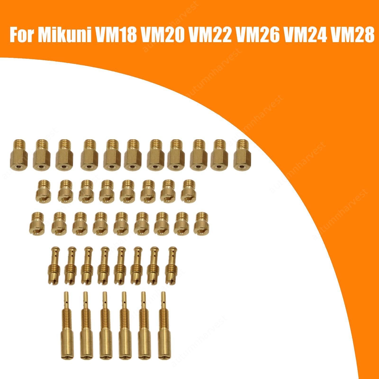42Pcs Carburetor Jet Kit For Mikuni Main N100.604 VM28/486 VM4/042 VM22/210 USA
