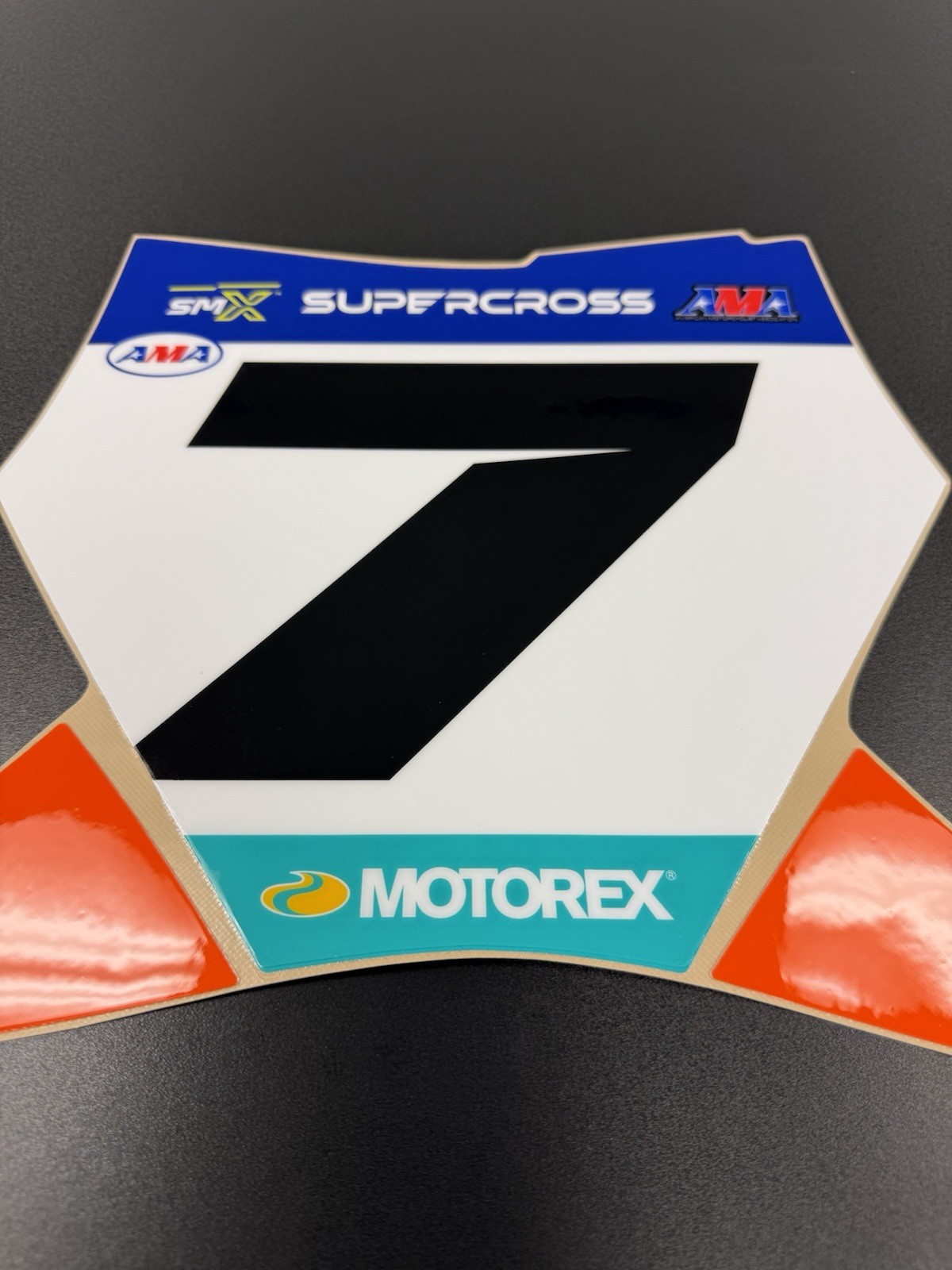 2026 FACTORY KTM SXF 250 450 REPLICA NUMBER PLATE #7 PLESSINGER DECAL GRAPHICS