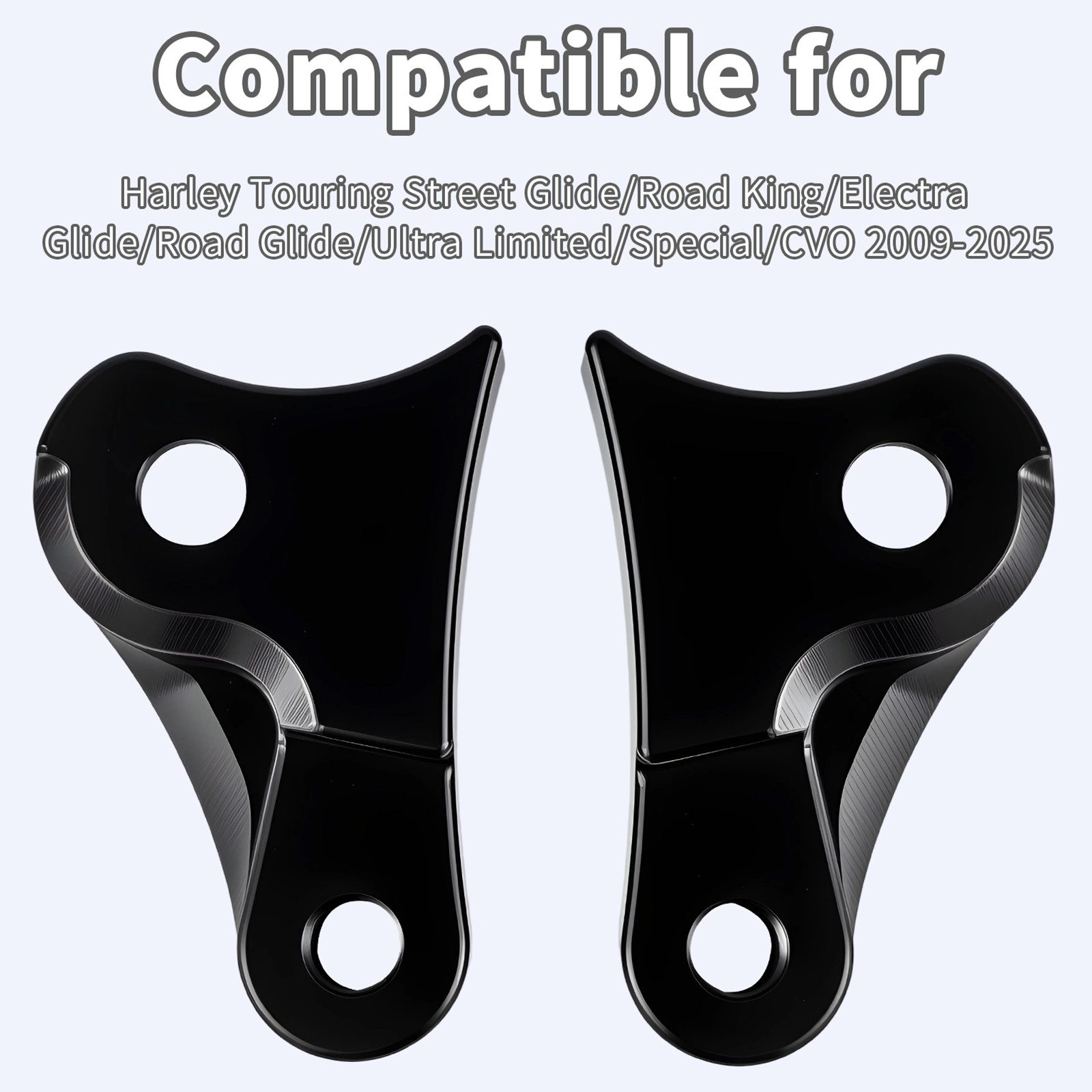 1.5” Inch Lowering Blocks Kit for 2009-2026 Harley Touring Road Glide Rear Slam