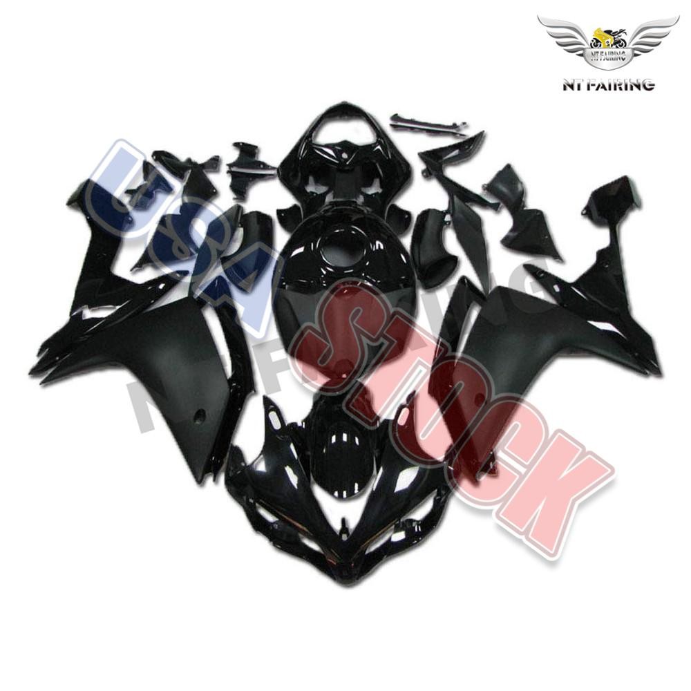 SC Injection Glossy Matte Black Fairing Kit Fit for Yamaha 2007 2008 YZF R1