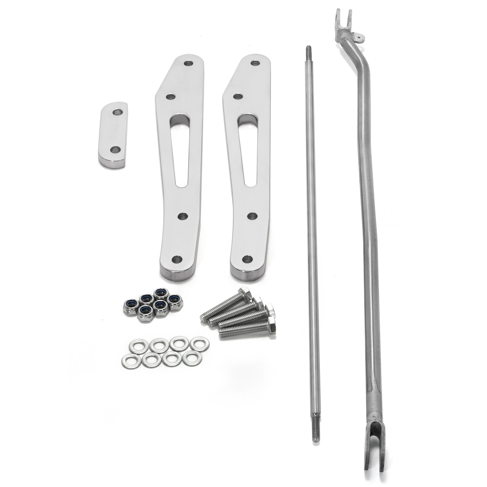 Polished Silver 8″ Forward Control Extensions for HONDA VT750C Shadow ACE 750