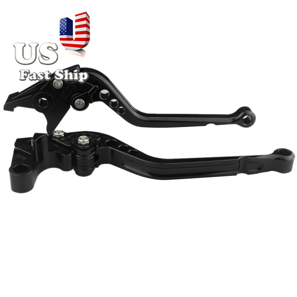 Fit C5 and B5, 2017 on Euro 4 CNC Adjust Long Clutch Brake Hand Lever Black Pair