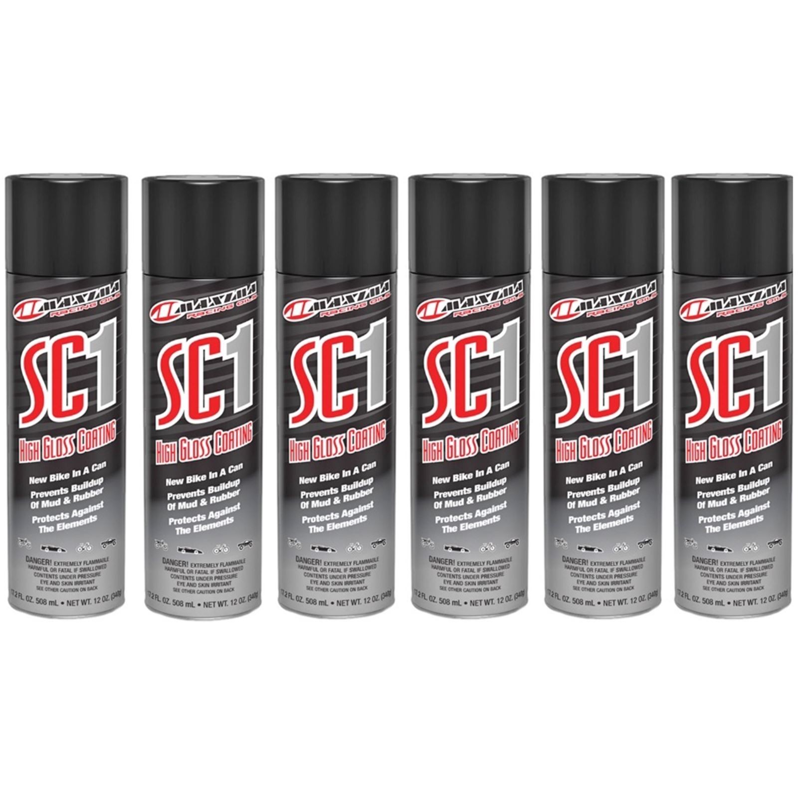 Maxima High Gloss SC1 Clear Coat Silicone Spray 12oz – 6/Pack 78920X6