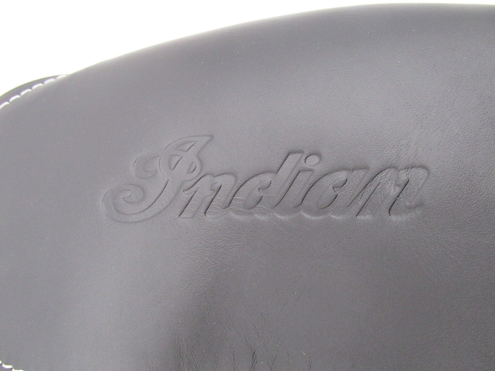 Indian Genuine Rogue Rider Backrest Pad Black White Stitching 2879542