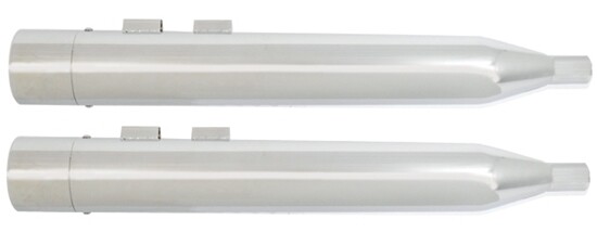 Chrome 4.5″ Barrel Tip Slip On Exhaust Mufflers 95-24 Harley Touring FLHT 97161