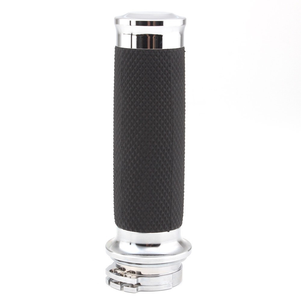1 Inch/25mm Motorcycle Handlebar Grips Cable Throttle Hand Grips for Harley FXDF