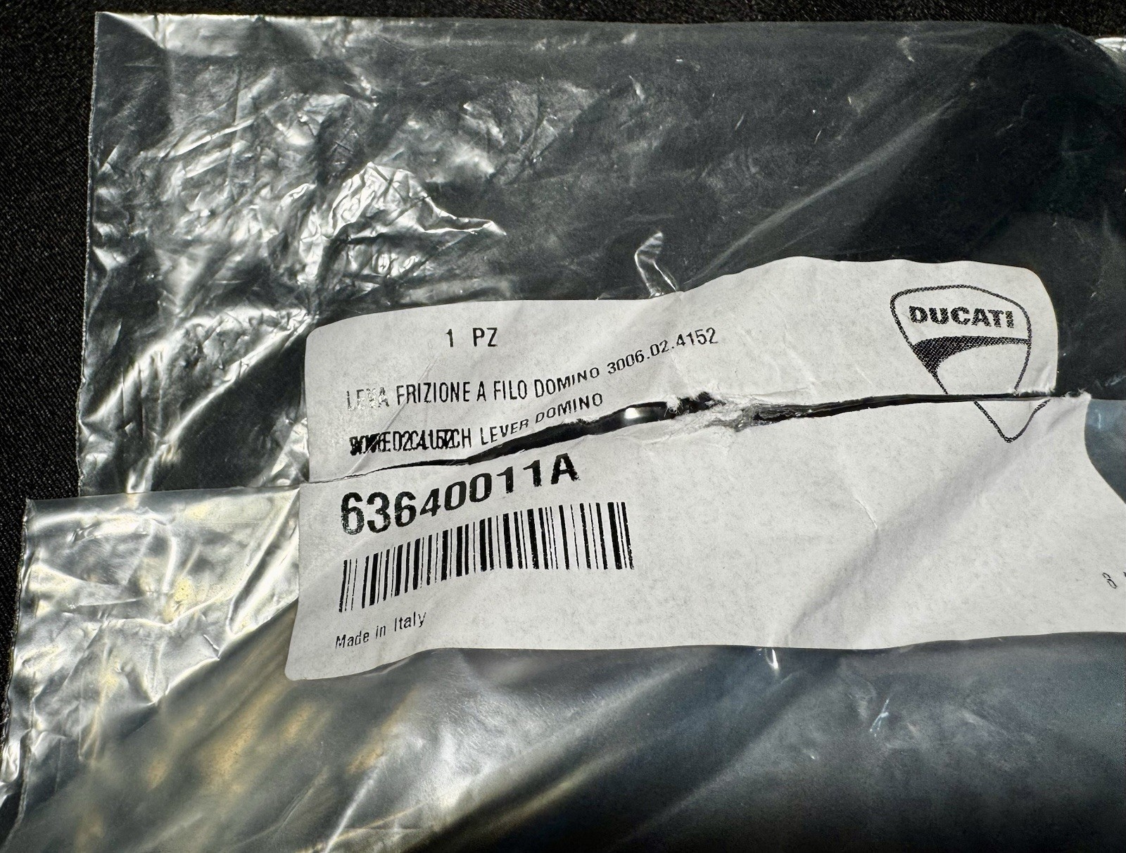 Ducati Clutch Lever Hypermotard p/n 63640011A Brand New