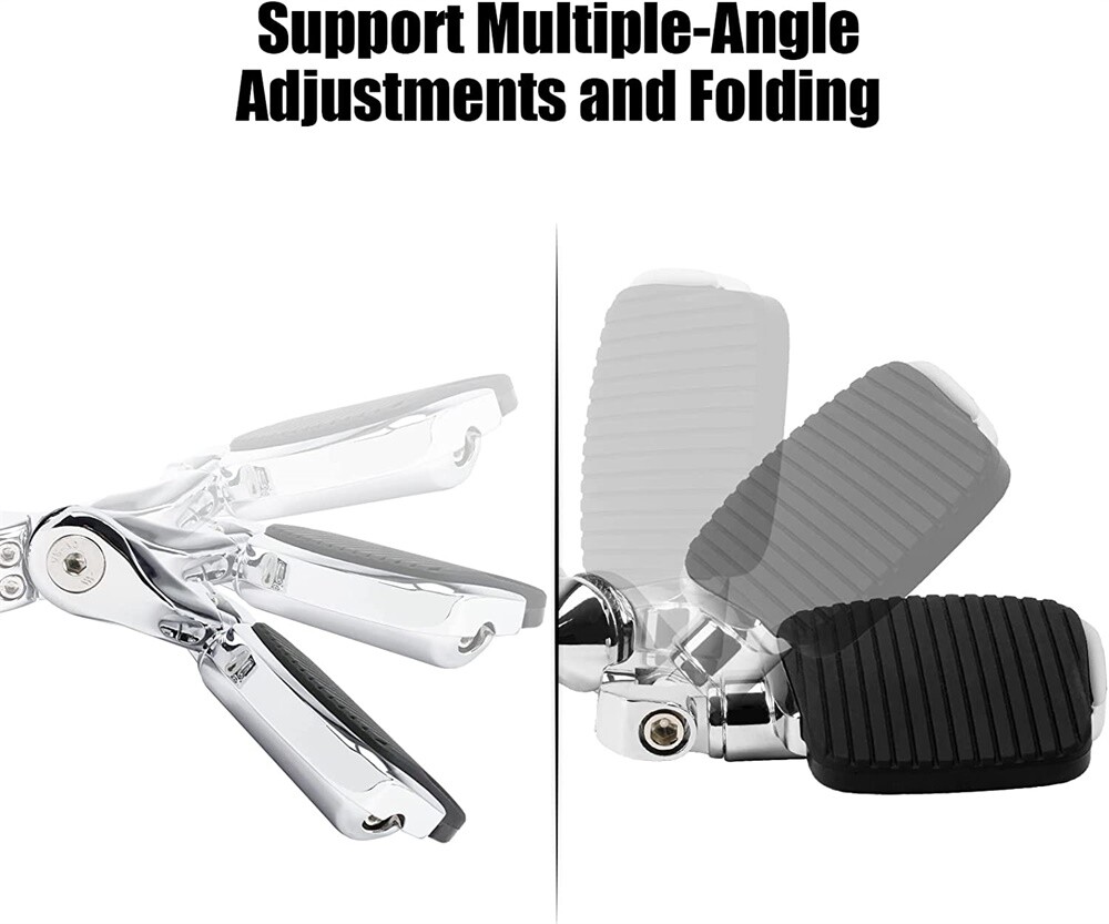 New Foot Pegs Rest Pedal 1.25″ Highway For Harley Touring Sportster Softail Dyna