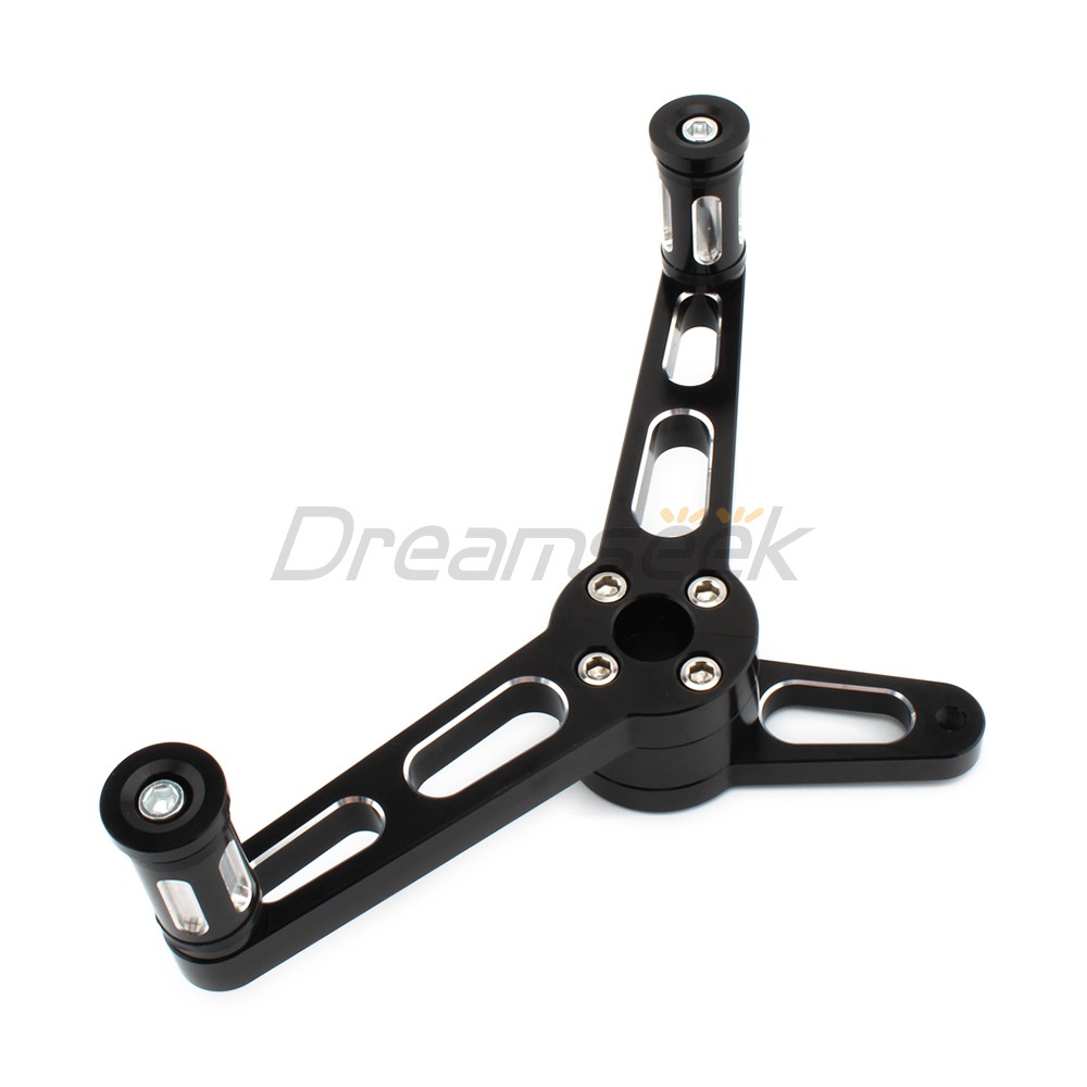 Front Heel Toe Shift Lever Shifter Pegs Pedal for Harley Sportster XL1200C Black