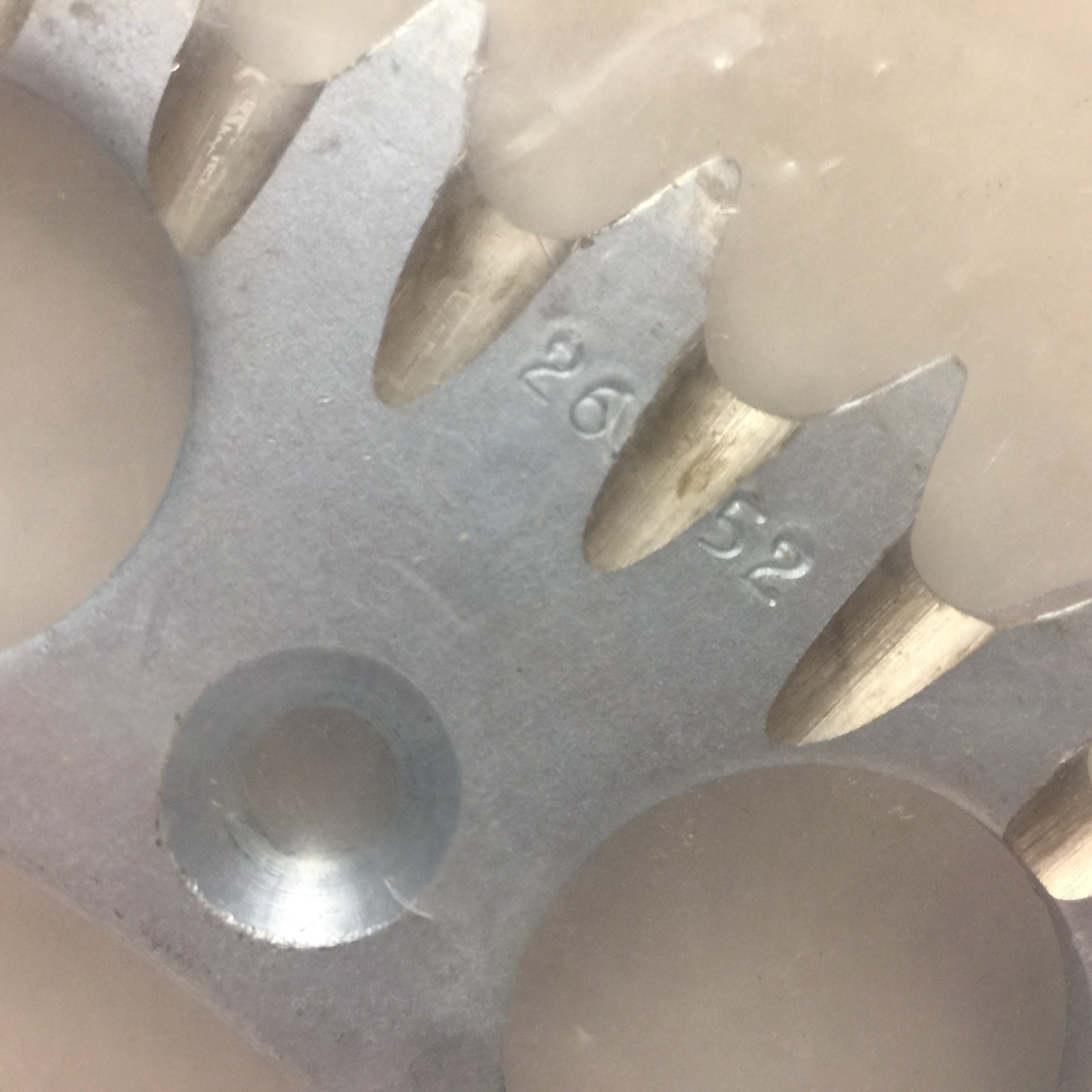 KTM 350 1985-90 / 500 1985-91 / 540 1990-91 Rear Sprocket Steel 52 Tooth Grooves