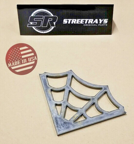 [SR] Spider Web Steel Gusset 3/16″ Mild Steel Weld Gusset 4″ x 4″ Legs Rat Rod