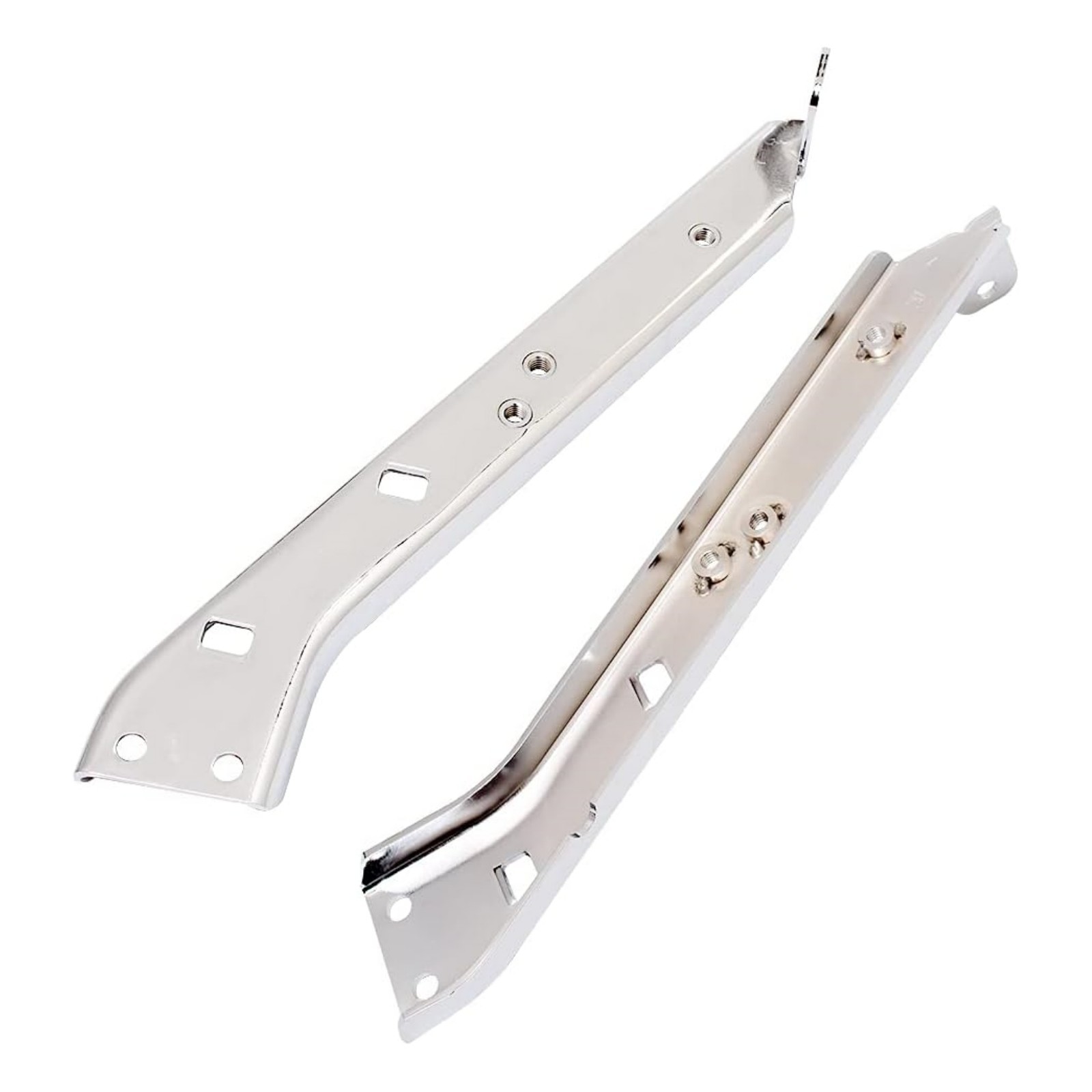 Chrome Saddlebag Rail Support Bracket Left & Right Side Fit for Harley Touring