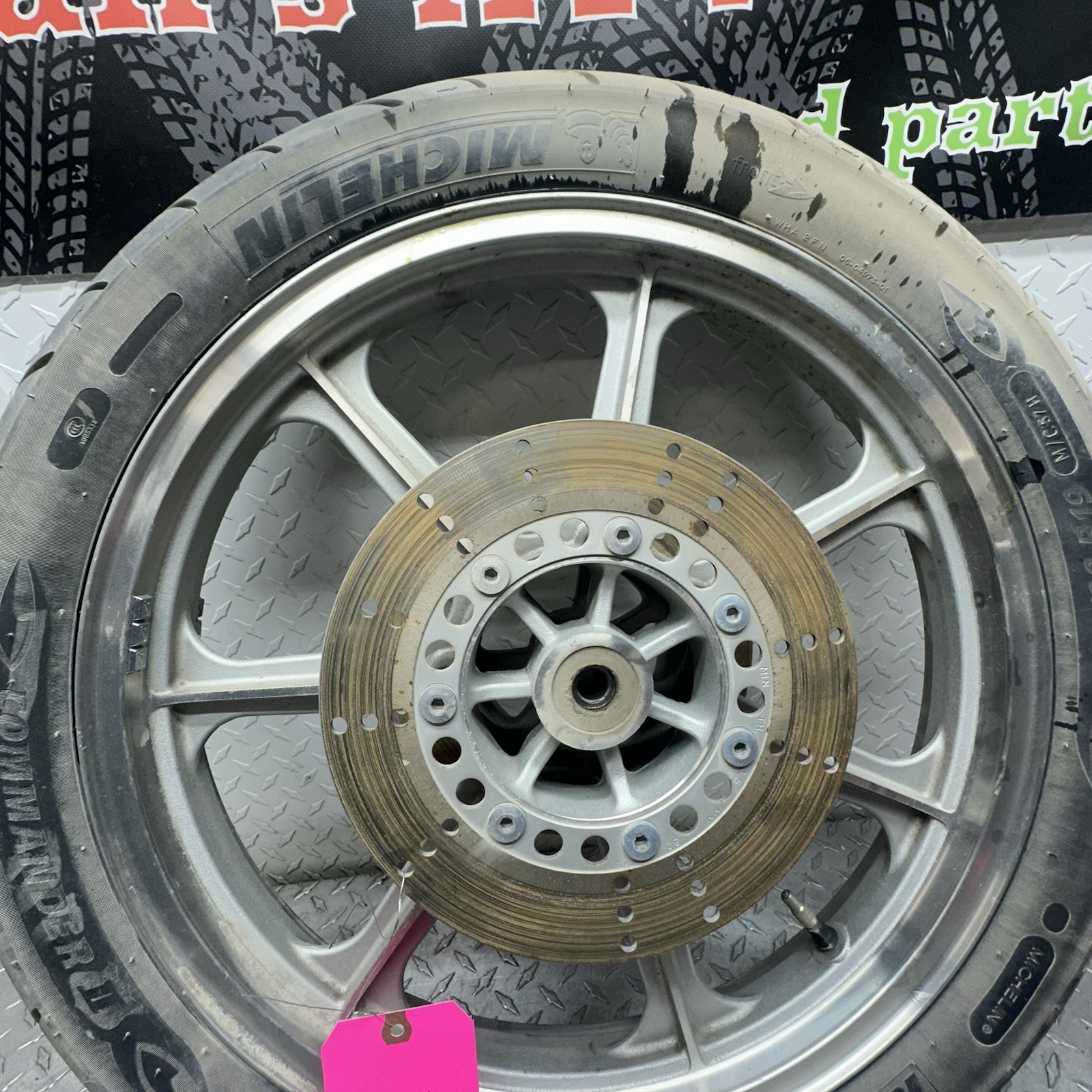 1986 – 2006 KAWASAKI VULCAN 750 VN750 OEM FRONT WHEEL RIM STRAIGHT 19×2.15