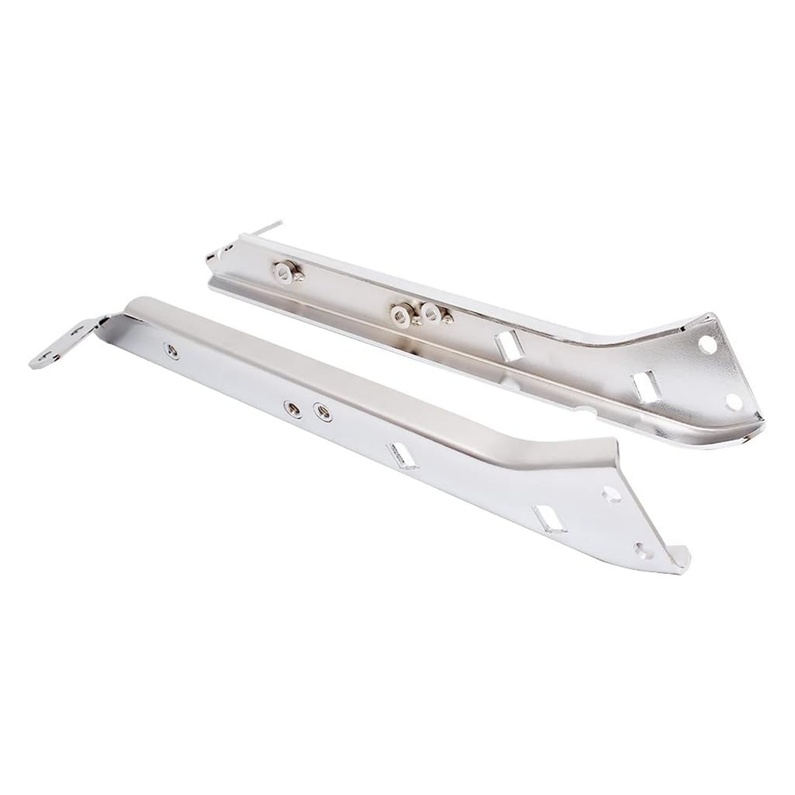 Chrome Saddlebag Rail Support Bracket Left & Right Side Fit for Harley Touring