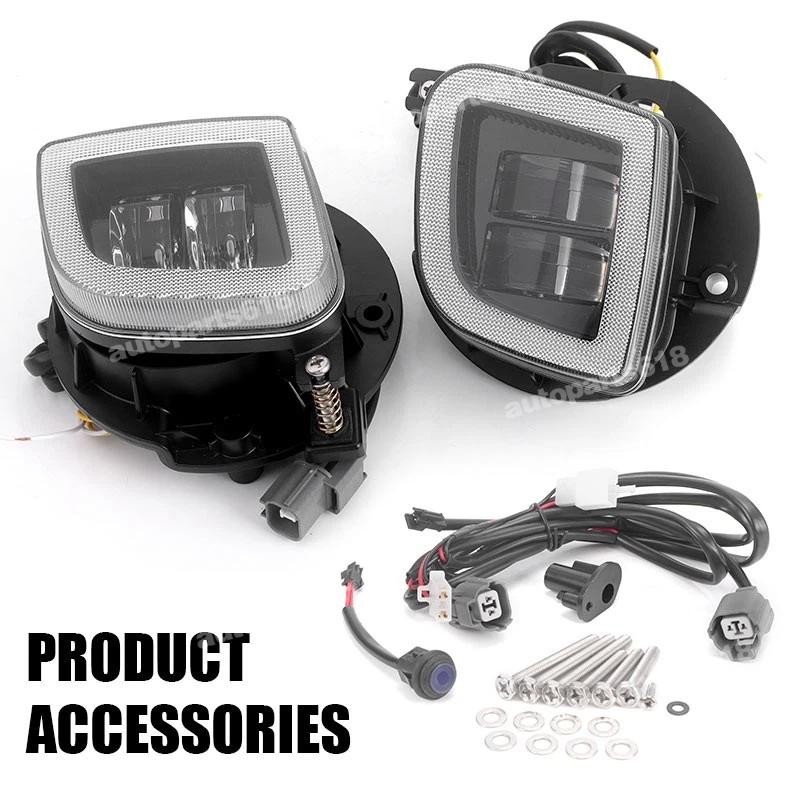 Rectangular LED Fog Lights Fit For Honda Goldwing 1800 2012-2017 F6B 2013-2017