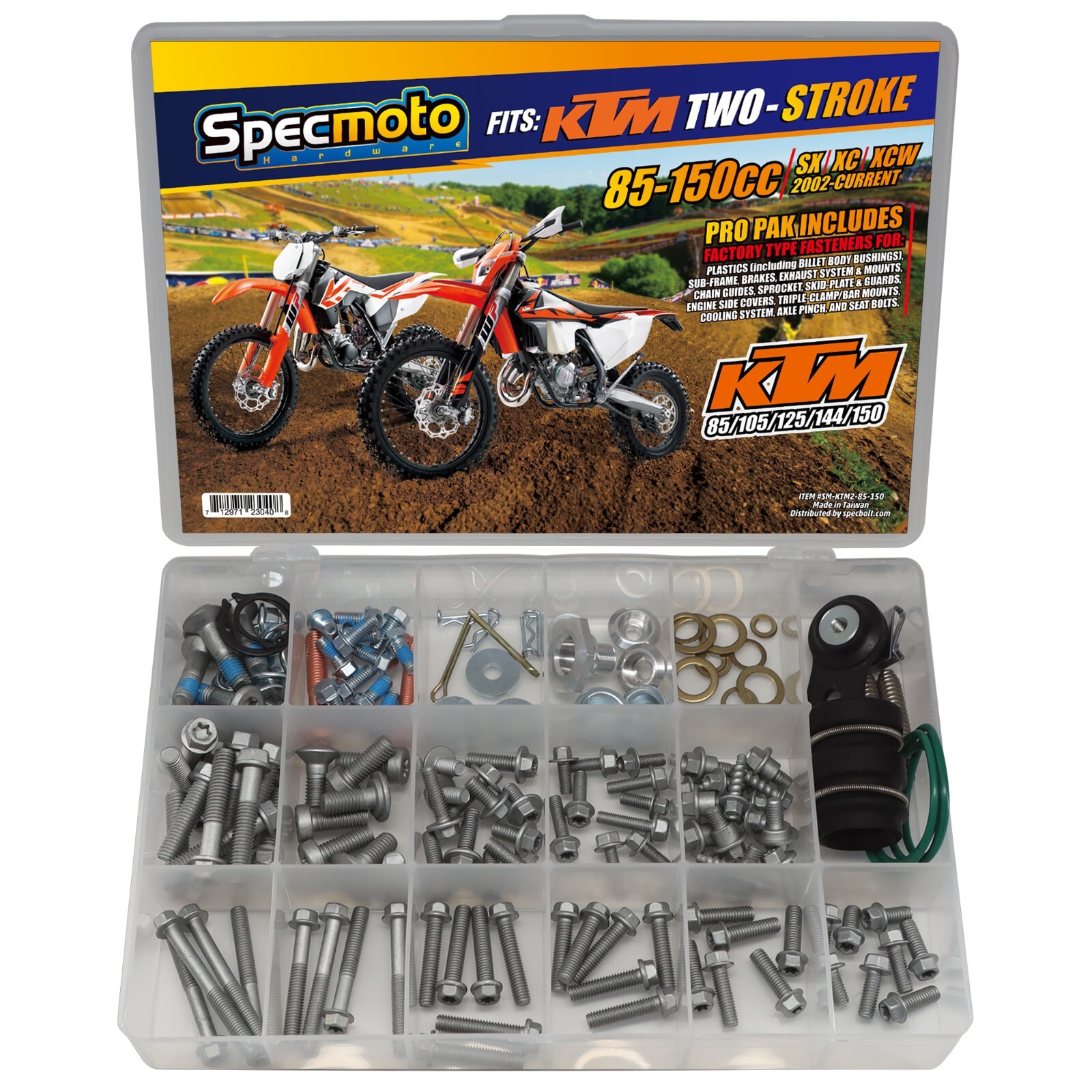 Bolt Kit KTM 85 105 125 144 150 SX XC XCW Body Plastic Engine Frame Exhaust Seat