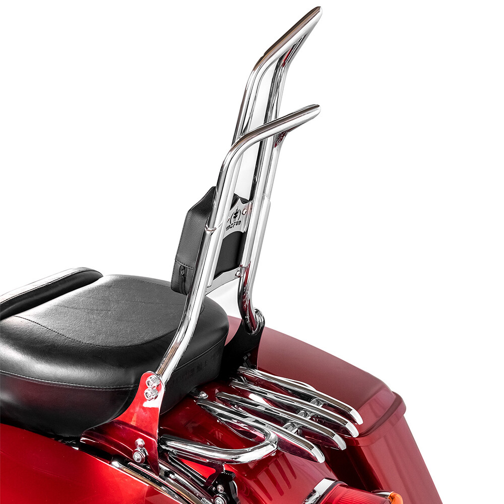 For Harley 2014-2026 Road Glide 28″ Backrest Sissy Bar/Luggage Rack/Docking Kit