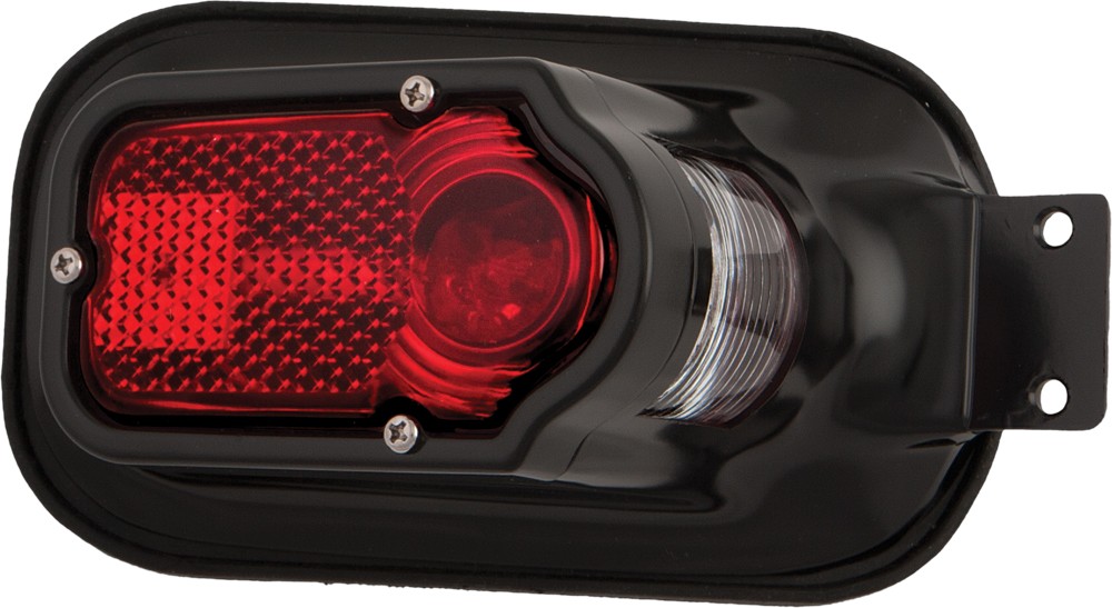 HARDDRIVE 12-0014B Harley V-Twin Taillight Tombstone Stk Black OE 68002 lighting