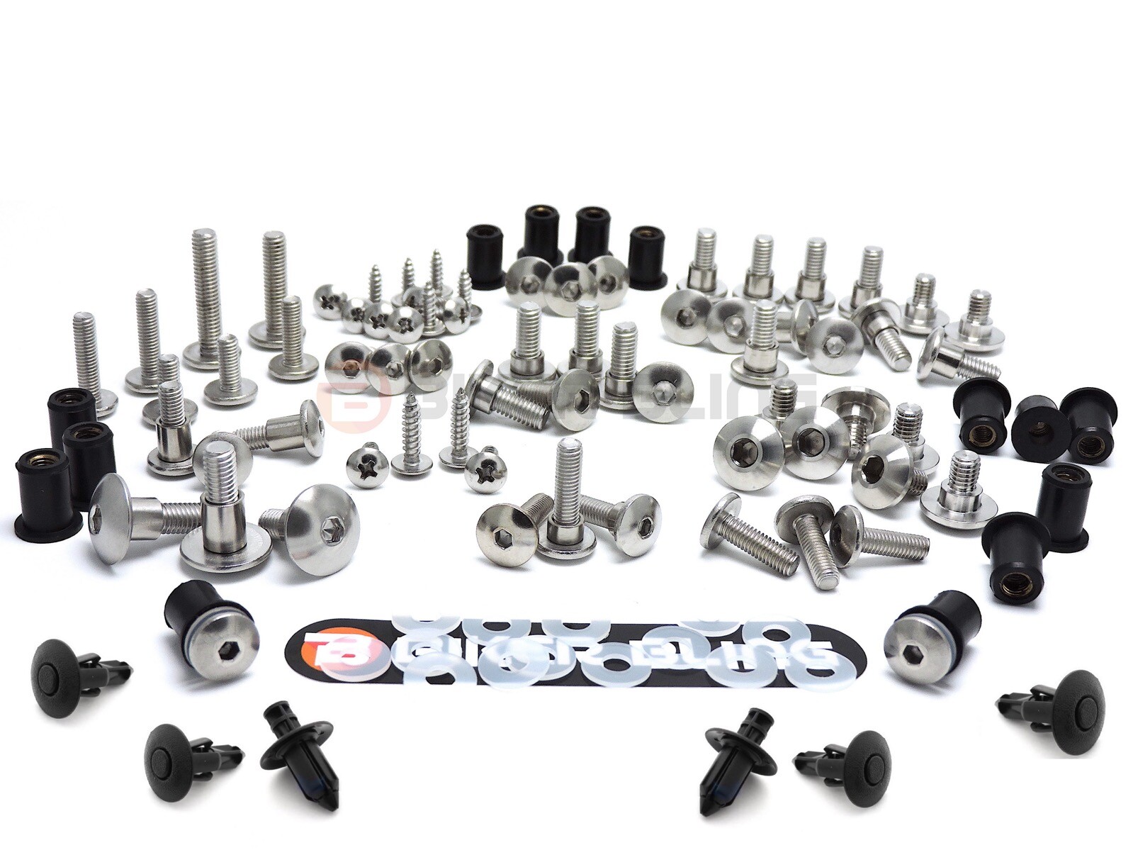 Stainless fairing bolts large shoulder head fixing cowl kit GSX-R 600 2011-2018