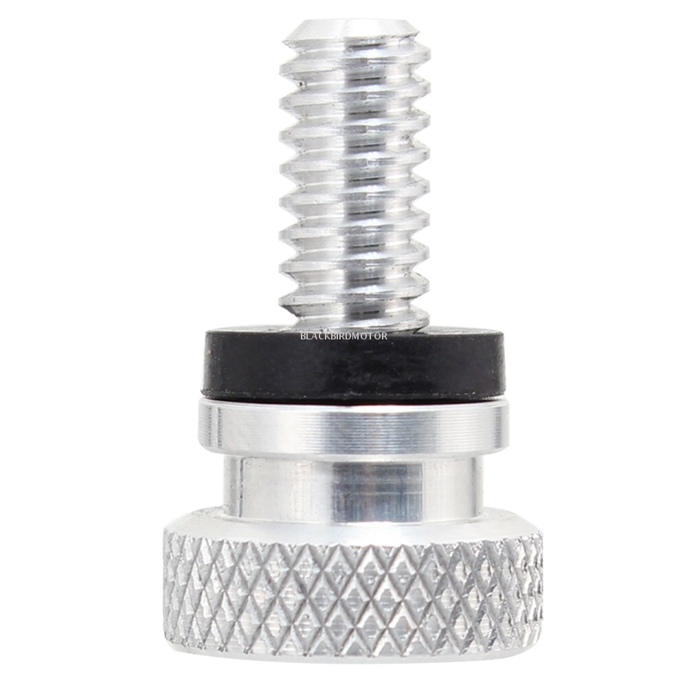 For Harley Davidson Softail Sportster Rear Back Seat Bolt Thumb Screw Cap Chrome