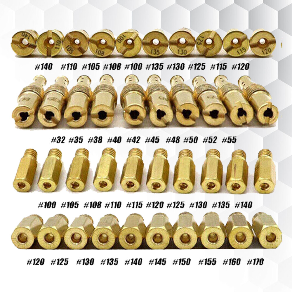 For nibbi 26mm carb Carburetor 30Pc Main Jets+ 10Pc Slow Jets/Pilot Jet Kit